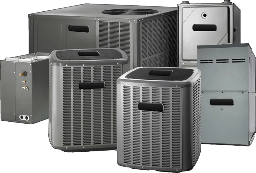Anytime Heating & Air technician servicing HVAC equipment on a service call in Aubrey, TX